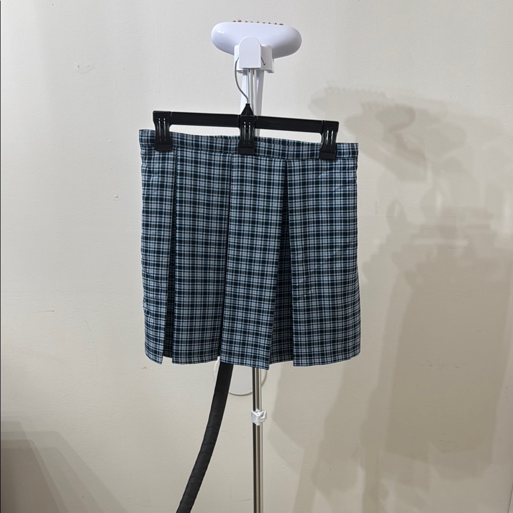 ASOS Blue Pleated Mini Skirt for Work